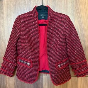 Ann Taylor tweed Jackie jacket